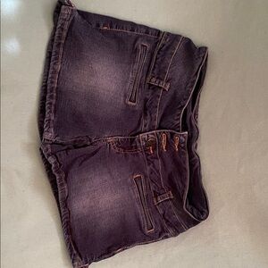 Women's Dark Indigo Denim Jean Shorts